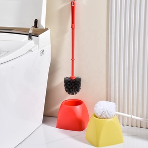 Ensemble de Brosses WC Sunshine Premium en <span class=keywords><strong>Nylon</strong></span>, Brosses de Nettoyage Efficaces en Plastique pour Frotter, Conçues avec Support pour la <span class=keywords><strong>Main</strong></span> - Product Image 3