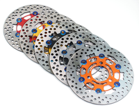 Nouveau Disque de Frein Universel Flottant en Acier 220 mm pour Moto, Rotor RPM 3 Trous Avant/Arrière pour Trottinettes Yamaha Niu Niu