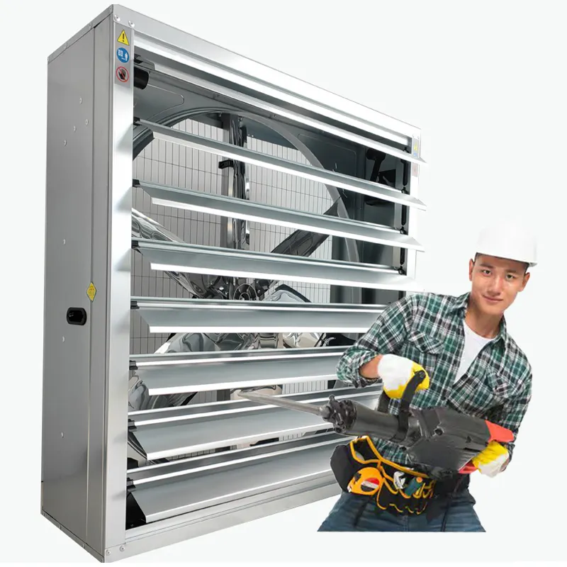 Ventilador de exaustão para avicultura, sistema de refrigeração industrial de 44 polegadas, preço de ventilação, ventilador para avicultura