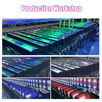 Luces de Escenario Directas de Fábrica, Barra de Luces Estroboscópicas LED de 250W, RGBW, 48+24 Segmentos, Aleación de Aluminio, DMX512, Ultra Alta Velocidad, CRI