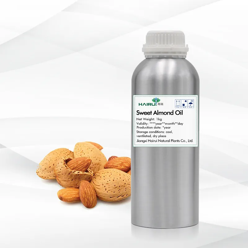 Aceite de almendro dulce hidratante, aceite de almendro puro de etiqueta personalizada para el cuidado de la piel