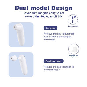 Nouveau 2025 médical sans contact corps humain fièvre IR enfants oreille front infrarouge <span class=keywords><strong>Laser</strong></span> thermomètre numérique pour adultes enfants - Product Image 4