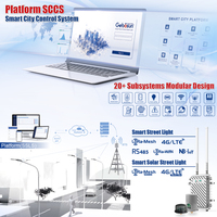 Solution 4G/LTE NEMA IoT pour le contrôle des lampes à intensité variable, plateforme SCCS, système de contrôle intelligent pour l'éclairage urbain et l'éclairage des tunnels