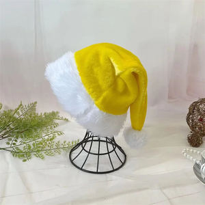 2024 Año Nuevo de alta calidad 30*45cm sombrero de Navidad de piel blanca para adultos y niños decoraciones para el hogar de fiesta para Navidad - Product Image 6