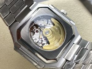 Reloj de cristal mecánico de lujo 5821 ETA 330 alta calidad TW fábrica Frozen Star diamante en forma de T reloj nuevo de acero inoxidable - Product Image 5