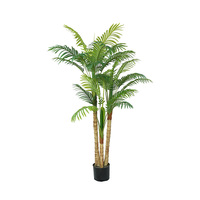 Tizen Arge Plastic Kunstmatige Kokosnoot Kanarie Dadelpalmboom Voor Thuis Binnentuin Decor