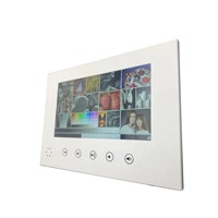 Module de lecteur multimédia LCD de 9 pouces alimenté par une batterie rechargeable ou AC 256M-32GB Flash intégré et capteur d'humidité