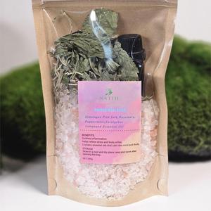 NATTH Sels de Bain Naturels de l'Himalaya Cinq Formules Huiles Essentielles Aromes Feng Shui Poudre Exfoliante Relaxante Motifs Personnalisés - Product Image 6
