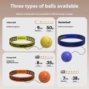 Wosweir Đào Tạo Tập Thể Dục Tốc Độ Bóng Cho Người Lớn Trẻ Em Chiến Đấu Giải Nén Đào Tạo Mịn PU Tạo Bọt Ma Thuật Phản ứng Bóng - Product Image 2