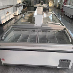 Congelador Horizontal de Alta Calidad con Puerta de Vidrio y Enfriamiento Directo, Congelador Combinado Tipo Isla para Supermercado - Product Image 3