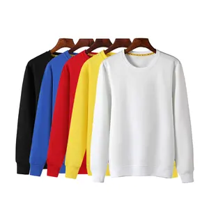 2022 Amazon Hot Selling Plain Cotton Pullover Sweatshirt Custom Printing Rundhals-Sweatshirts