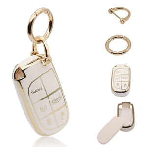 เคสกุญแจรถจี๊ป Kunasi Elegance วัสดุ TPU นุ่ม ป้องกันเต็มรูปแบบ สำหรับกุญแจสมาร์ทคีย์ รุ่น 3/4/5 ปุ่ม - Product Image 1