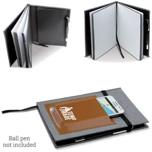 Quaderno A5 con tasca, merchandising personalizzato - Product Image 1