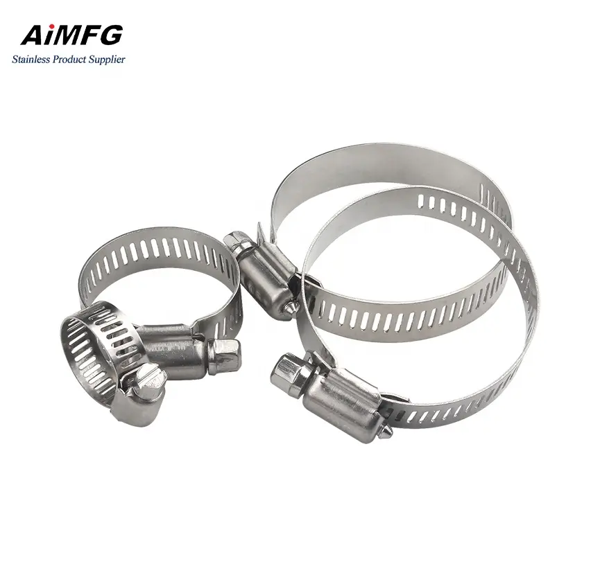 3/4 SS jubilee clamp american type custom adjustable quick release hose clamp bracket stainless steel heavy duty pipe clamp clip