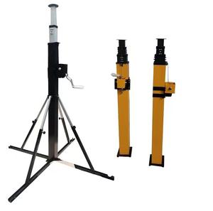 3 to 12 meters free standing Light-weight filed mounted portable tripod crank up tower mast