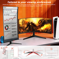 Factory 27 32 34 Inch Curved Gaming Monitor 165Hz WQHD 2K 4K IPS 1ms 100% SRGB Computer PC Desktop Gaming Display Screen