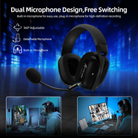 Audífonos Inalámbricos para Gaming ATTACK SHARK L80PRO de Tres Modos Ligeros con Micrófonos Dobles
