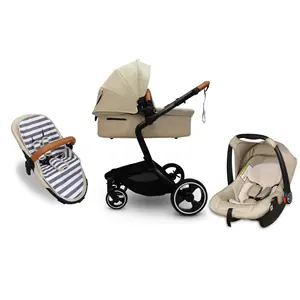 2021 Deur Tot Deur Hot Koop Classic Aluminium Baby Kinderwagen 3 In 1 Kinderwagen Met Als/NZ2088 en EN1888 Certificaat