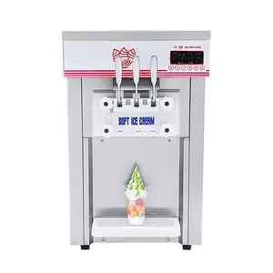 Durable And Best-Selling Factory Priced Small Desktop Sanwei Soft Ice Cream Machine Made In China
