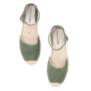 Sandalias <span class=keywords><strong>Romanas</strong></span> de Ante Vacuno Directas de Fábrica, <span class=keywords><strong>Alpargatas</strong></span> de Verano sin Cordones, Zapatos de Venta Caliente para Niñas, Precio Competitivo del Mercado - Product Image 6