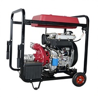 Pompe à eau pour moteur diesel 4JG2, 3 pouces, 270 m de hauteur de refoulement, 14 kW avec support personnalisé