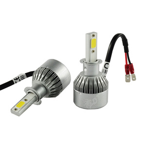 หลอดไฟหน้ารถยนต์ ADT C6 COB H3 หลอดไฟตัดหมอก H3 H4 880 H11 HB3 9005 HB4 9006 H13 6000K 72W 12V 7200LM - Product Image 2