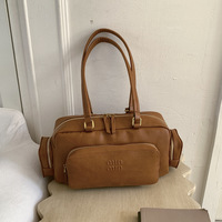 Sac fourre-tout rétro Maillard pour femme, nouvelle mode hiver 2025, sac à bandoulière décontracté polyvalent