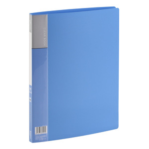 Comix Clear Book A4 20 Page <b>Folder</b> Office Organizer <b>Plastic</b> Document Holder Blue - Product Image 1