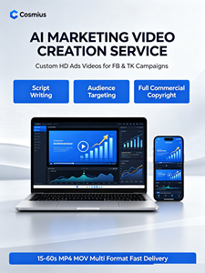 Servicio de Creación de Videos de Marketing Generados por IA, Anuncios Publicitarios en HD, Formato <span class=keywords><strong>MP4</strong></span> para Campañas de <span class=keywords><strong>Facebook</strong></span> y TikTok, Escritura de Scripts para el Público - Product Image 6