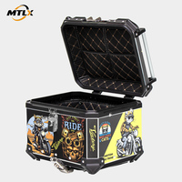 Nouvelle valise latérale de moto en alliage d'aluminium MTLX, capacité 45L, adaptable, avec garantie 1 an, Dingxiang