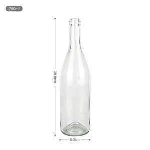 750ml pour bouteille de vin rouge bordeaux bordeaux avec logo personnalisé <span class=keywords><strong>en</strong></span> liège finition givrée manchon <span class=keywords><strong>en</strong></span> verre silex pour marque et emballage - Product Image 4