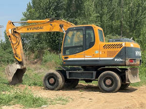 Excavadora Hidráulica de Ruedas de Segunda Mano, Excavadora de 15 Toneladas, 150W-9, Original, Hecha en Corea del Sur, a la Venta, en Stock - Product Image 3