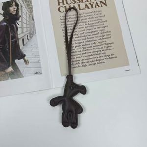 Cartoon Teddy <b>Bear</b> Charm <b>Cute</b> Bag Funny Lucky Pu Leather Handbag Pendant - Product Image 4