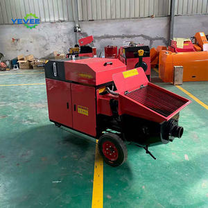 Bomba de transferencia de hormigón horizontal para ingeniería de construcción, bomba de mortero para cimentaciones y vigas de acabado. - Product Image 1