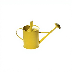 Galvanized Tin Yellow Color Water Can With Greatest Quality <b>Gardening</b> Watering Can For Indoor And Outdoor Use - Product Image 1