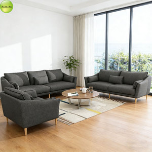 Divano in Tessuto a 1, 2, 3 Posti, Collezione Coordinata, OEM ODM, Rivestimento Rimovibile <span class=keywords><strong>e</strong></span> Lavabile, Set di <span class=keywords><strong>Arredamento</strong></span> per Appartamenti - Product Image 6