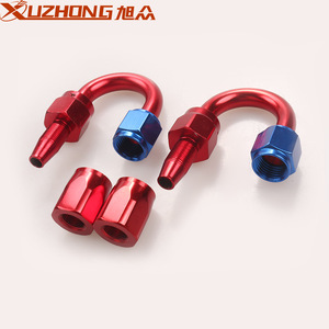 Tuyau de carburant tressé en acier inoxydable Asahi, 6 m, kit de conduite d'huile An10 avec raccords rouge et bleu pour usage automobile - Product Image 3