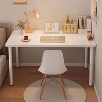 Bureau d'ordinateur moderne en bois, simple et très demandé, avec rangement, 80/100/120 cm, pour bureau à domicile et tables de salle à manger, écologique