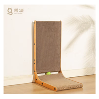 Planche à gratter pour chat en forme de L grattoir à chat détachable pour chats griffes de meulage jouet d'escalade fournitures pour animaux de compagnie