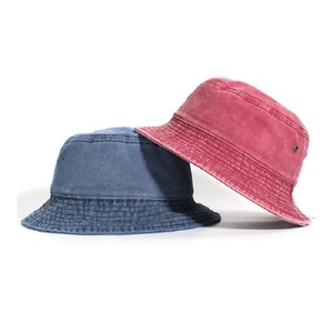 <span class=keywords><strong>Chapeau</strong></span> <span class=keywords><strong>Surfer</strong></span> Bucket Cap pour Femme 100% Coton, Personnalisable, Motif de Luxe, Couleur Unie, Lavage Vintage, Rose Chaud, Bon Marché - Product Image 6