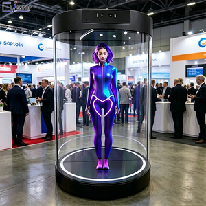 Gabinete Holográfico Interactivo con IA de 5.5 Pulgadas, Pantalla Cilíndrica 3D para Regalos Comerciales - Product Image 1