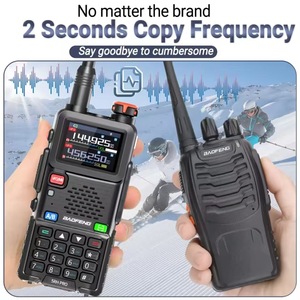 Baofeng 5RH PRO Talkie-walkie 10W GPS Communication extérieure Pleine bande AM FM - Product Image 3