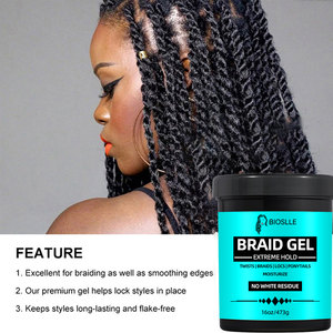 Gel de verrouillage des cheveux pour tressage 16oz sans écaillage et forte utilisation en salon dompte les bords des frisottis - Product Image 3