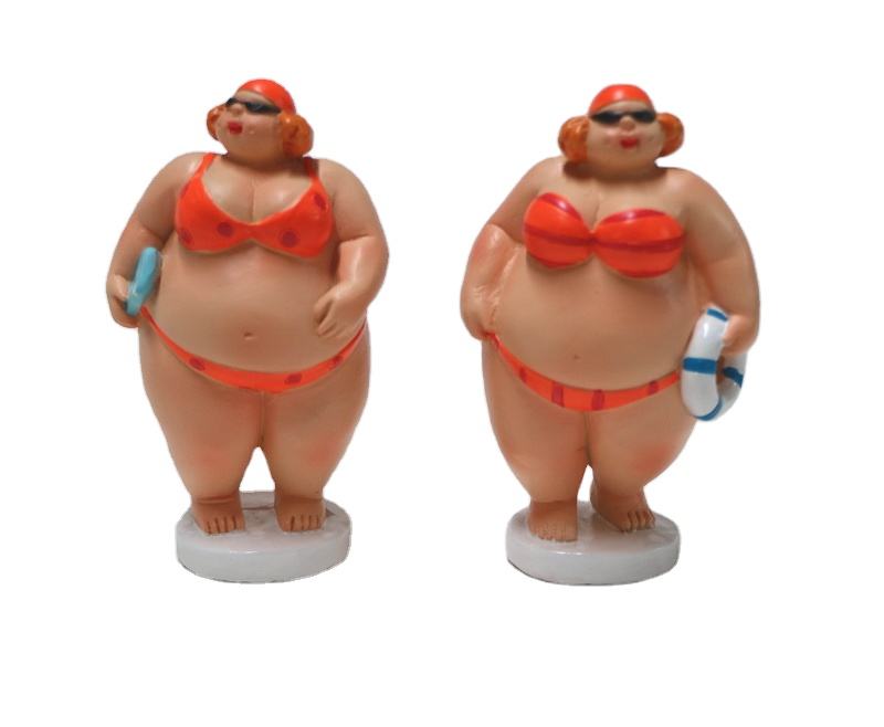 Wholesale Resin Fat Lady Figurines - Custom Designs