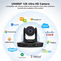 Caméra PTZ 4K avec zoom optique 12x et suivi automatique IA, multi-interface HDMI/SDI/USB3.0/RJ45 pour diffusion en direct et événements religieux