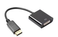 Adaptateur de câble DVI DisplayPort (DP) plaqué or de haute qualité paire torsadée veste coaxiale en PVC 4K pour moniteur lecteur DVD vidéo CCA