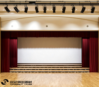 Plataforma de Escenario Plegable de Aluminio Resistente Foresight con Patas Ajustables y Capacidad de 1000 kg