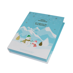 Gran oferta, caja de embalaje de velas de comida enlatada plegable con cierre magnético en forma de libro personalizado, Impresión de laminación mate ecológica - Product Image 1