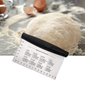 Stainless steel baking tools for barbecue, flour cutter, dough cutter, rice noodle roll cutter, flour scraper, and baking tools. - Product Image 2