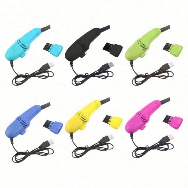Handheld Desktop Mini USB Rechargeable Eco-Friendly Simple Everyday Use Vacuum Cleaner for Computer Laptop Car Camera Cleaning